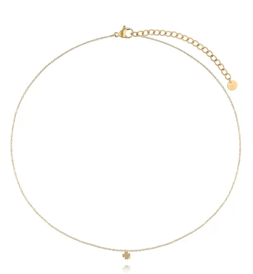 Naszyjnik z koniczynką złoty dla córki NSY0775